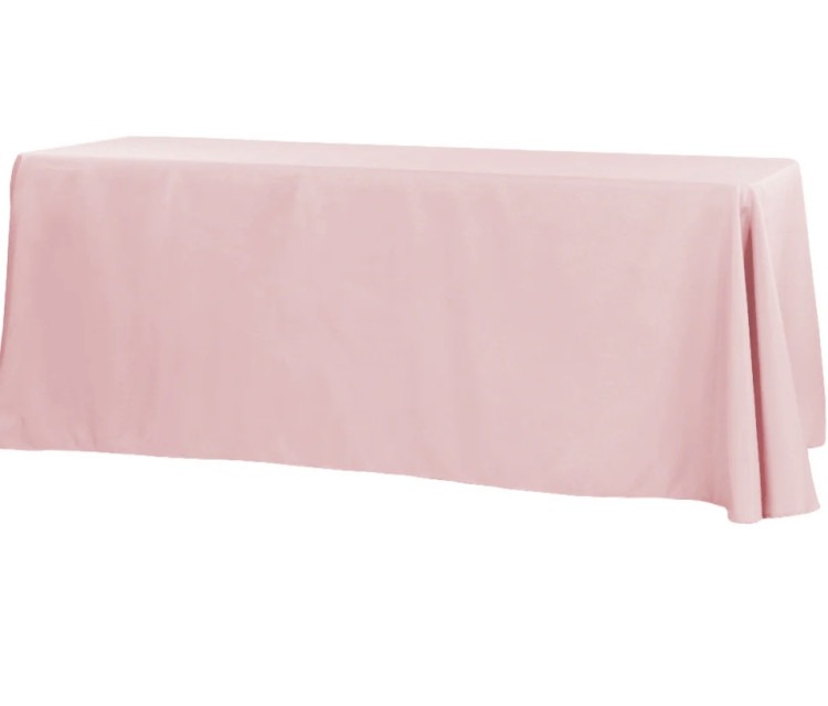 Dusty rose 90x132 linen for 8ft